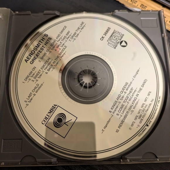 Columbia Aerosmith's Greatest Hits CD - Red and White - Picture 5 of 6